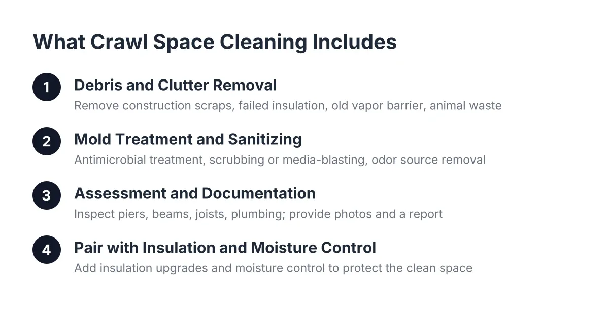 crawl space cleaning